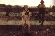 Winslow Homer Milking time Spain oil painting artist